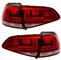 Set di luci posteriori per VW GOLF 7 Limousine in ROSSO SCUR