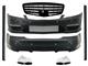 Bodykit per Mercedes S W221 05-11 griglia radiatore nero luc