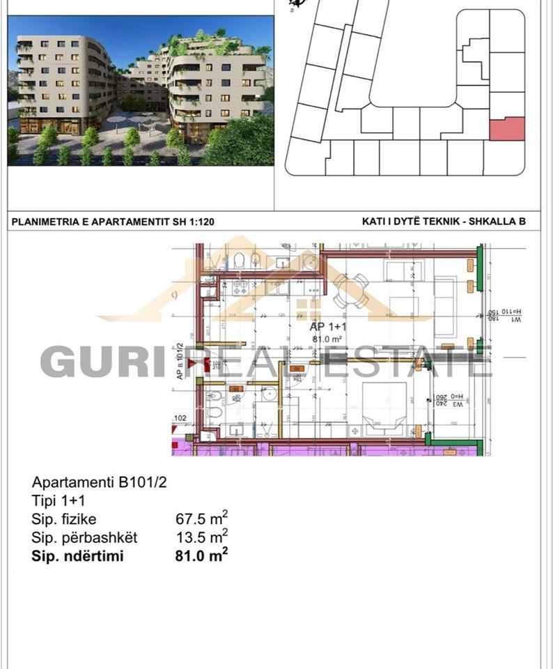 ----SHITET-APARTAMENT-1+1-NË--REZIDENCA-ARENA--ELBASAN-