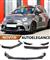 FIAT 500 ABARTH SPLITTER PARAURTI ANTERIORE NERO LUCIDO LOOK