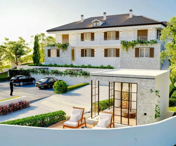 ▫️Shitet vilë 2-kateshe 3 km në hyrje të Pogradecit.