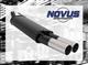 Scarico sportivo NOVUS gruppo N ESD 2x 76mm RL design per Op