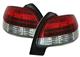 Set di luci posteriori a LED per Peugeot 206 8/98- in rosso 