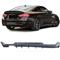 Diffusore posteriore sportivo nero opaco adatto per BMW Seri