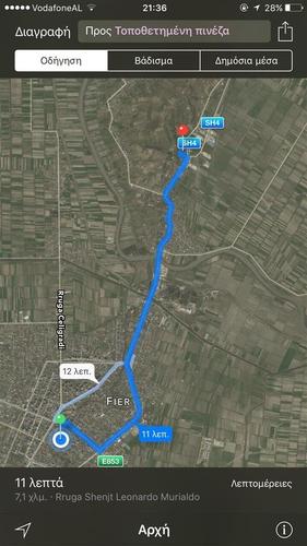 Toke pej 900m2 ne Fier 
