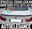 BMW SERIE 4 F32 COUPE SPOILER POSTERIORE SUL COFANO ABS LOOK