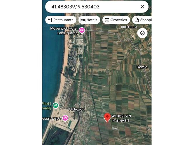 0683005058 SHITET TOKE NE HAMALLAJ, DURRES - 8670m² !!