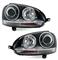 Set di fari per VW Golf 5 Jetta 3 + GTI con XENON D2S nero L