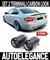 BMW SERIE 3 E90 E91 E92 2x TERMINALI DI SCARICO ACCIAIO CARB