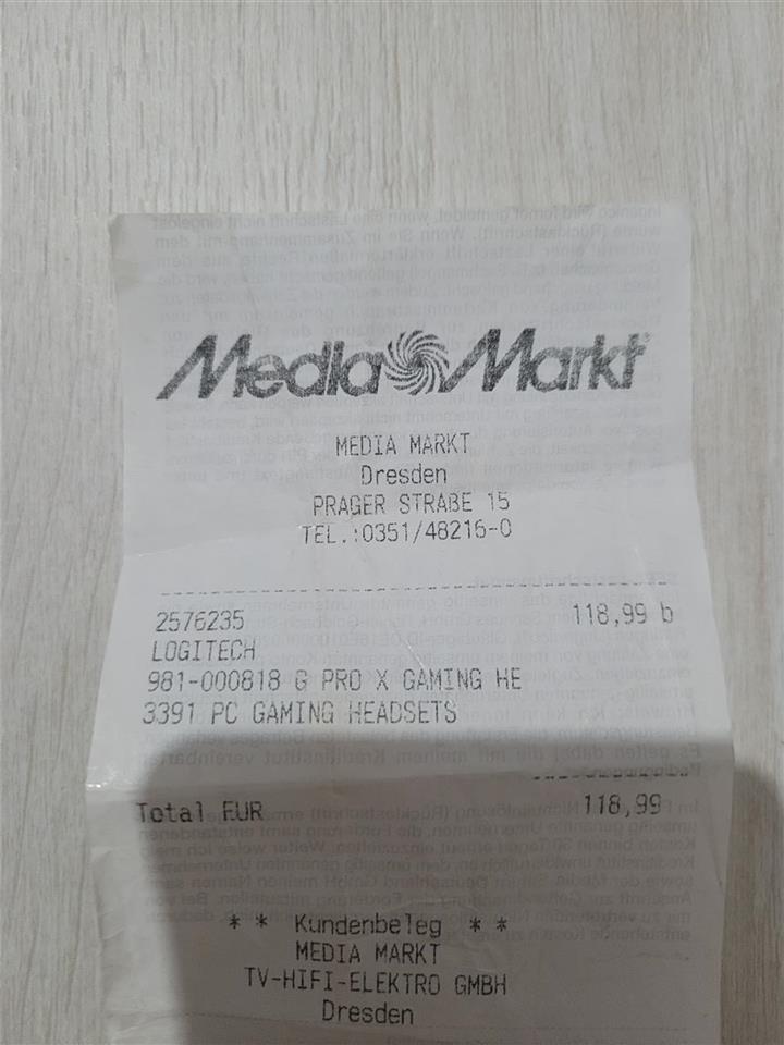 Media markt logitech on sale g pro x