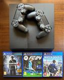 Playstation 4 1TB + 2 Leva & Lojera