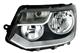 Faro sinistro per VW T5 Multivan Facelift 9/09- in Black Twi