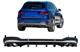 Punte diffusore argento per Mercedes GLC SUV X253 Facelift 2