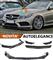 MERCEDES CLASSE E W207 SPLITTER PARAURTI ANTERIORE NERO LUCI