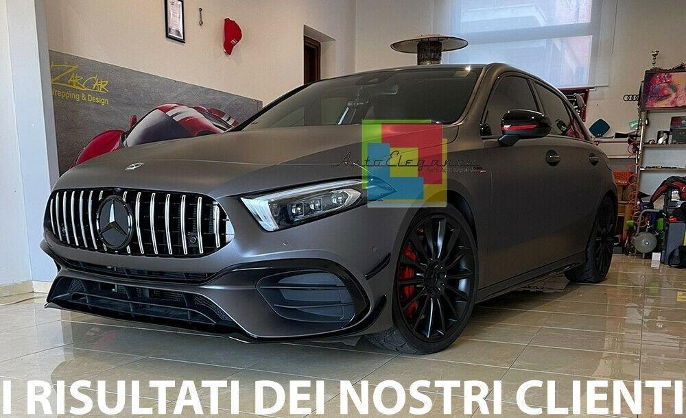 PARAURTI ANTERIORE MERCEDES CLASSE A W177 2018+ LOOK AMG A45