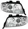 Set di fari per AUDI A6 4B C5 01-05 facelift solo per alogen