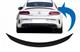 Bagagliaio spoiler labbro per Mercedes C Coupe C205 14+ nero