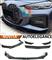 BMW SERIE 4 G22 G23 SPLITTER PARAURTI ANTERIORE NERO LUCIDO 