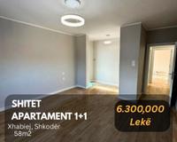 🔥 Shitet Apartament 1+1 “Xhabiej , Shkodër! 🔥