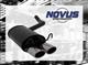 Scarico sportivo NOVUS gruppo N ESD 2x 85/58mm ADesign per M