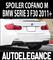 SPOILER POSTERIORE BMW SERIE 3 F30 BERLINA SUL COFANO LOOK M