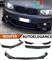 BMW SERIE 1 E81 E87 M SPLITTER PARAURTI ANTERIORE NERO LUCID