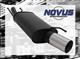 Scarico sportivo NOVUS gruppo N ESD 1x 90mm RL design per Fo