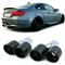 BMW SERIE 3 E90 E91 E92 E93 4x TERMINALI DI SCARICO ACCIAIO 