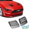 per Mustang 18-20 GT EcoBoost sfiato cofano lucido nero-most