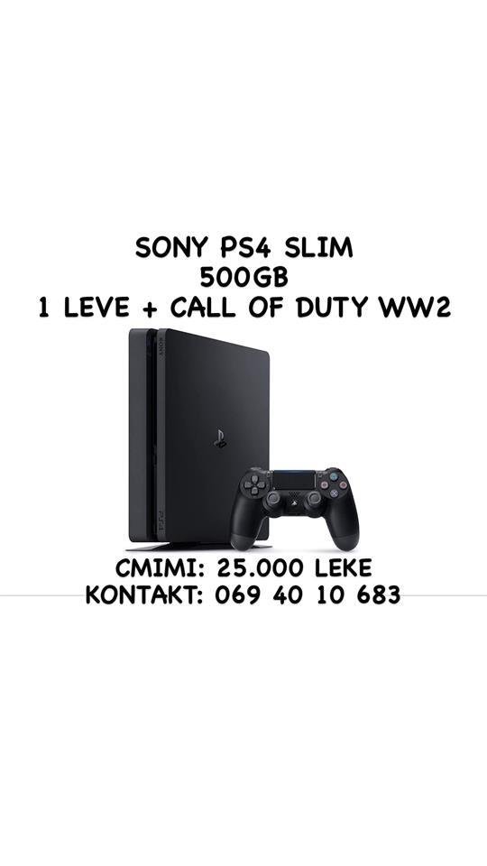 Forenkle Hofte Egen SONY PS4 SLIM 500GB 1 LEVE + COD WW2 | Tiranë