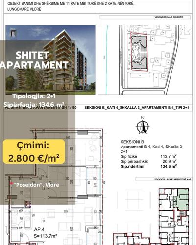 Shitet apartament