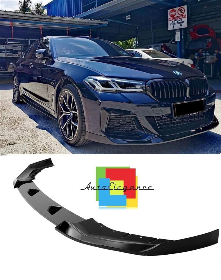 MERCEDES A W177 2018+ SPLITTER PARAURTI ANTERIORE LIP SPOILER NERO AMG A45