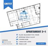 Shitet Apartament 2+1 tek fillimi i Bulevardit te Ri, Tirane
