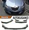 LANCIA DELTA 2008-2014 SPLITTER PARAURTI ANTERIORE NERO LUCI