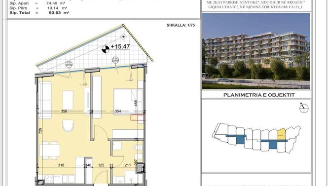 SHITET APARTAMENT 1+1 LIQENI THATE 248.000 EURO