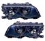 Set di fari per 3er BMW E46 Coupe Cabrio 4/99-8/01 nero H7 a