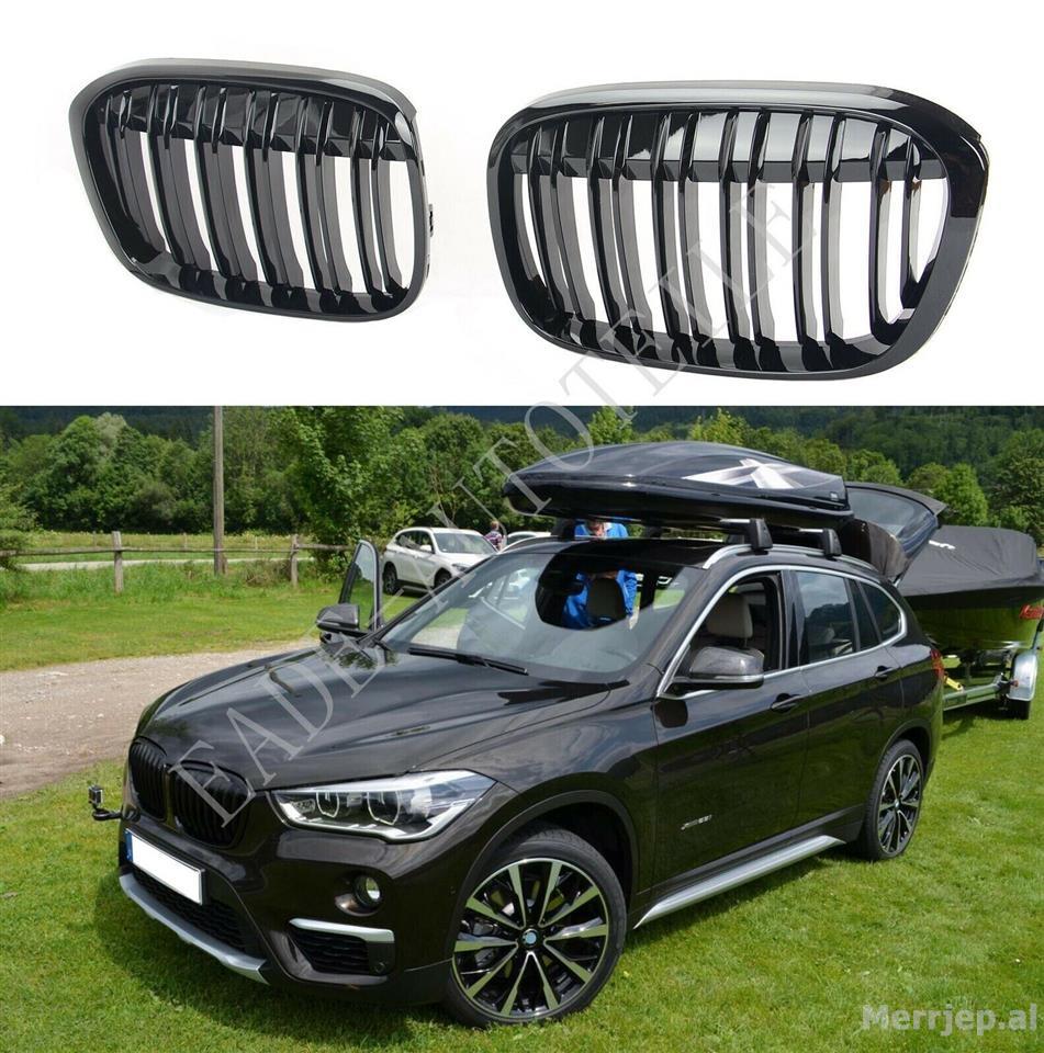 GRIGLIA RENI LUCIDA NERA GRIGLIA RADIATORE PER BMW X1 F48 AN