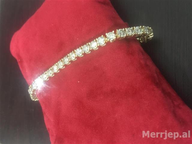 Byrzelik Tenis Flori 18 Karat Me Diamant 8 5 Kar Tirane