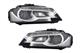 Fari LED per Audi A3 8P1 2008-2012 H7 design nero cristallin