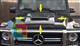 SPOILER SUL COFANO ANTERIORE MERCEDES BENZ CLASSE G W463 PRE