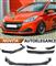 PEUGEOT 208 2012+ SPLITTER PARAURTI ANTERIORE NERO LUCIDO LO