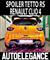 RENAULT CLIO 4 MKIV 2012-2019 SPOILER POSTERIORE TETTO LOOK 