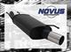 Scarico sportivo NOVUS gruppo N ESD 1x 76 mm per Ford Fiesta