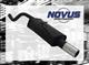 Scarico sportivo NOVUS gruppo N ESD 1x 76 mm per Fiat PUNTO 