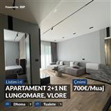 JEPET ME QERA AFATGJATE APARTAMENT 2+1 NE LUNGOMARE, VLORE