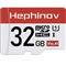 Hephinov Micro SD Card, 32GB MicroSDHC Up to 90MB/s(R) + SD 