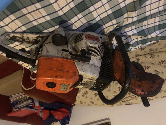 Stihl me Benzin per prerje betoni