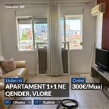 JEPET ME QERA AFATGJATE APARTAMENT 1+1 NE QENDER, VLORE