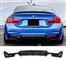 DIFFUSORE PER BMW SERIE 4 F32 F33 F36 SOTTO PARAURTI POSTERE