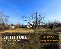 🚨 Shitet Tokë në "Grudë", Shkodër. Pranë qendrës në Grudë.